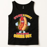 Funny It's Not A Party Until The Wiener Comes Out Tank Top