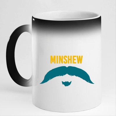 Funny Jacksonville Football Minshew Fan 11oz Black Color Changing Mug