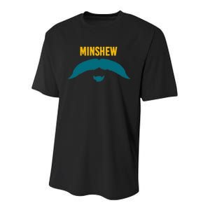 Funny Jacksonville Football Minshew Fan Youth Performance Sprint T-Shirt