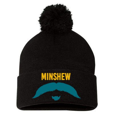 Funny Jacksonville Football Minshew Fan Pom Pom 12in Knit Beanie