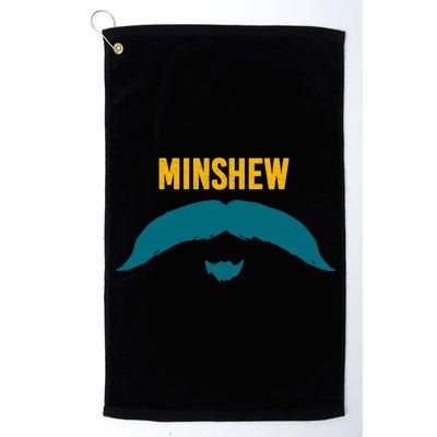 Funny Jacksonville Football Minshew Fan Platinum Collection Golf Towel