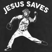 Funny Jesus Saves Baseball 11oz C Handle Ceramic Mug