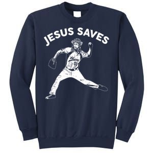 Funny Jesus Saves Baseball Sweatshirt