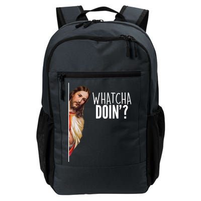 Funny Jesus Whatcha Doin' Daily Commute Backpack