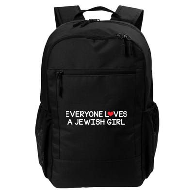 Funny Jew Everyone Loves a Jewish Girl Backpack