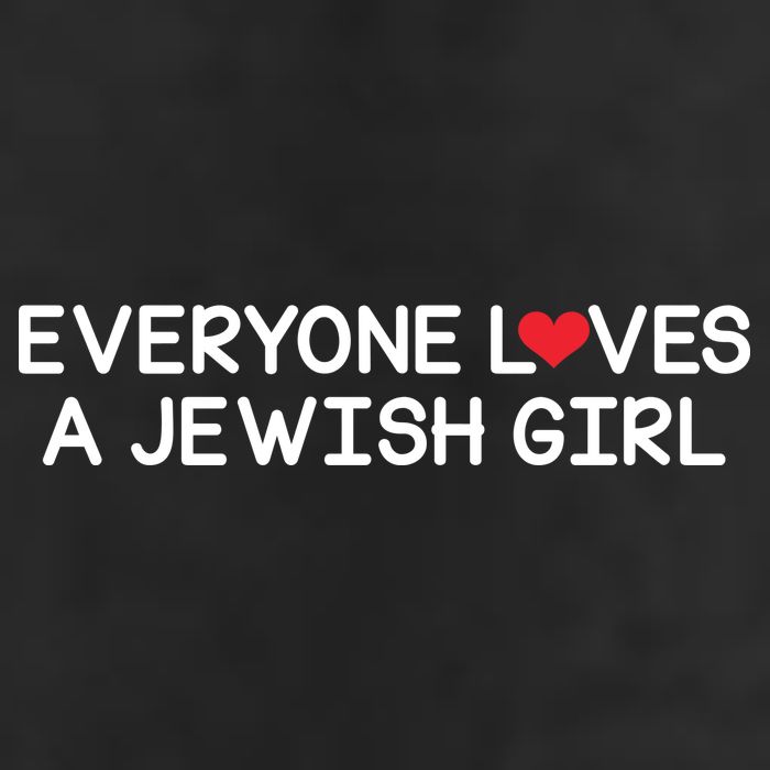 Funny Jew Everyone Loves a Jewish Girl Beanie