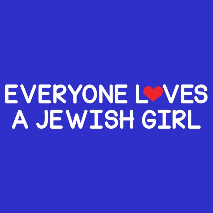 Funny Jew Everyone Loves a Jewish Girl Apron