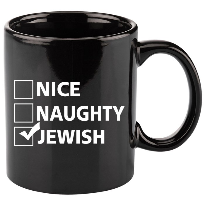 Funny Jewish Holiday Hanukkah 11oz C Handle Ceramic Mug