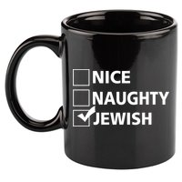 Funny Jewish Holiday Hanukkah 11oz C Handle Ceramic Mug