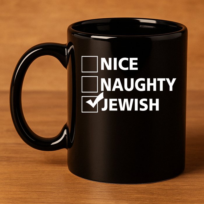 Funny Jewish Holiday Hanukkah 11oz C Handle Ceramic Mug