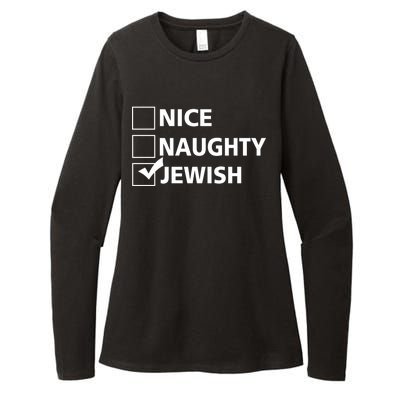 Funny Jewish Holiday Hanukkah Womens CVC Long Sleeve Shirt