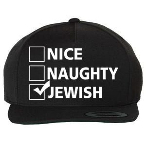 Funny Jewish Holiday Hanukkah Wool Snapback Cap