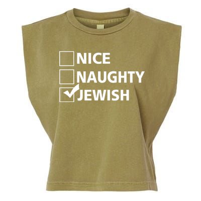 Funny Jewish Holiday Hanukkah Garment-Dyed Women's Muscle Tee