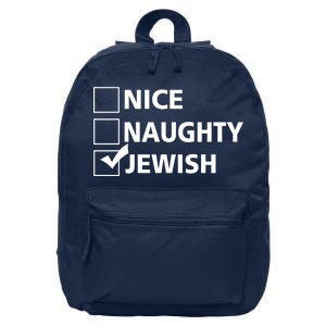 Funny Jewish Holiday Hanukkah 16 in Basic Backpack