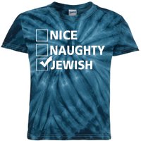 Funny Jewish Holiday Hanukkah Kids Tie-Dye T-Shirt