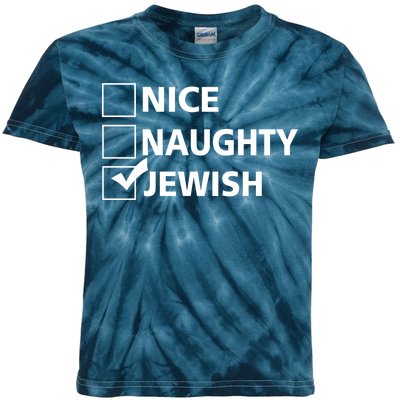 Funny Jewish Holiday Hanukkah Kids Tie-Dye T-Shirt