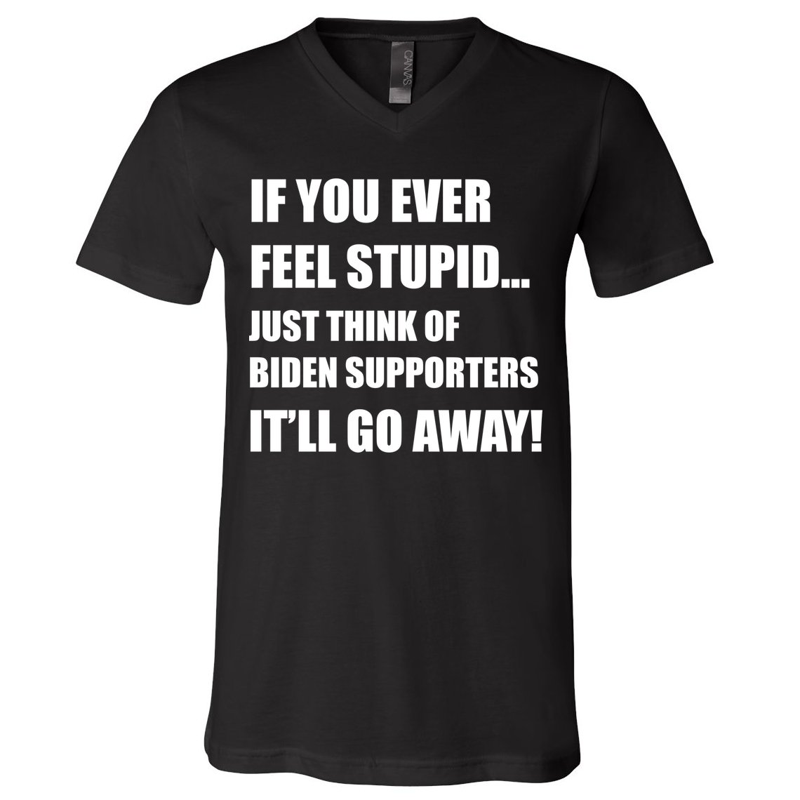 Funny Joe Biden Pro Trump 2024  V-Neck T-Shirt