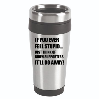 Funny Joe Biden Pro Trump 2024  16oz Travel Tumbler