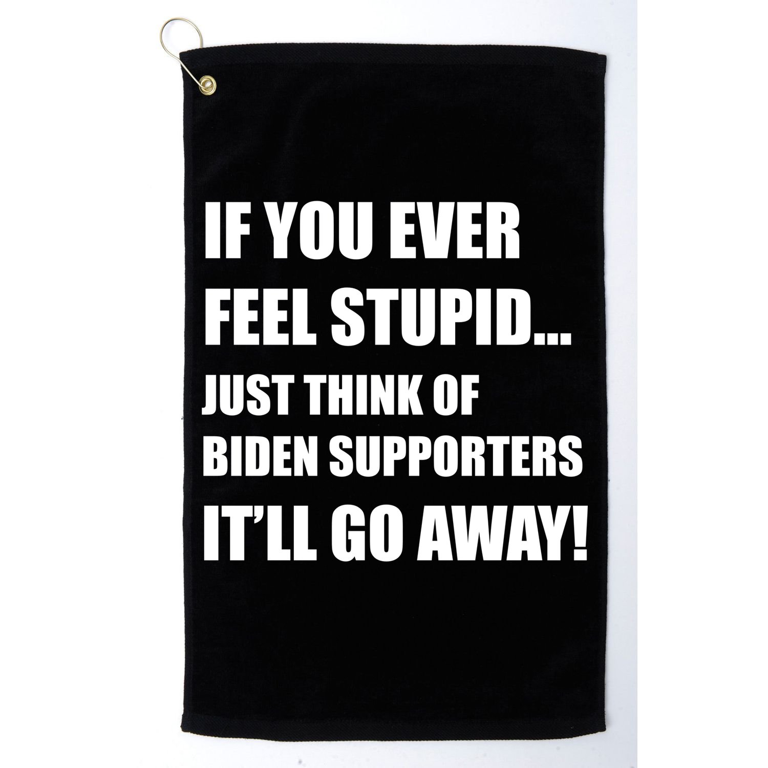 Funny Joe Biden Pro Trump 2024  Golf Towel