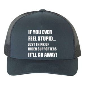 Funny Joe Biden Pro Trump 2024  Yupoong Adult 5-Panel Trucker Hat