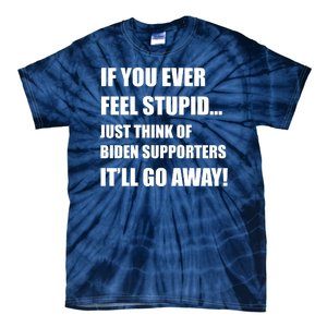 Funny Joe Biden Pro Trump 2024  Tie-Dye T-Shirt