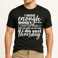Funny Joke: I Have Enough Money To Live Performance Shirt
