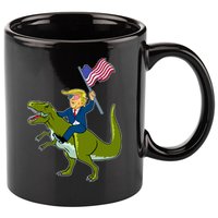 Funny July 4th Donald Trump T-Rex 11oz C Handle Ceramic Mug