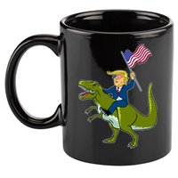 Funny July 4th Donald Trump T-Rex 11oz C Handle Ceramic Mug