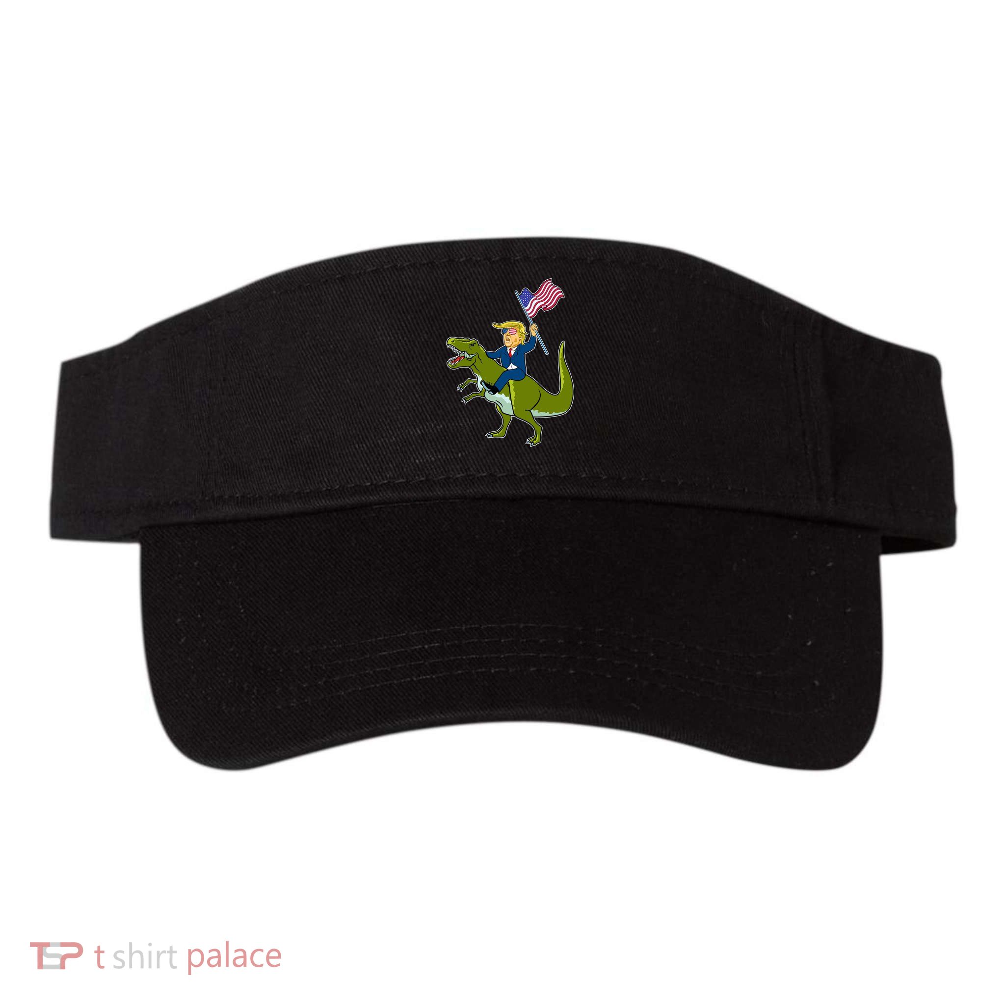 Funny July 4th Donald Trump T-Rex Visor