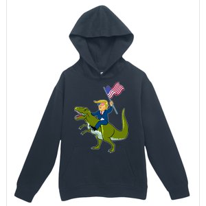 Funny July 4th Donald Trump T-Rex Urban Pullover Hoodie