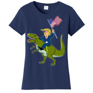 Funny July 4th Donald Trump T-Rex Women's T-Shirt