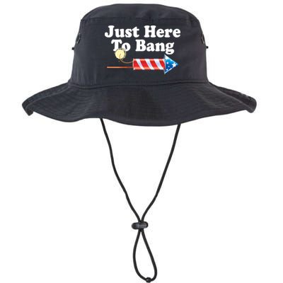Funny July 4th Just Here To Bang Bucket Hat