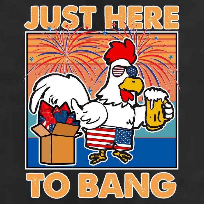 Funny Just Here To Bang Fireworks Beer Chicken Adult Drive Performance Visor