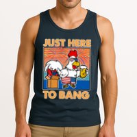 Funny Just Here To Bang Fireworks Beer Chicken Tank Top