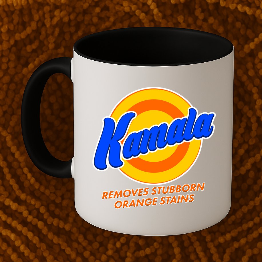 Funny Kamala Removes Stubborn Orange Stains Mug