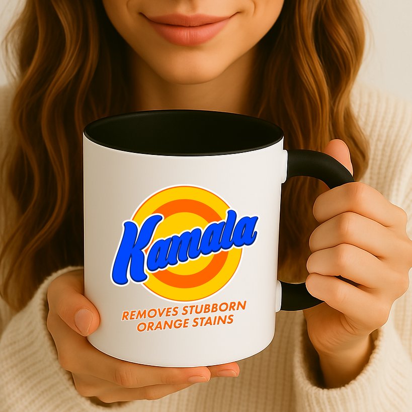 Funny Kamala Removes Stubborn Orange Stains Mug