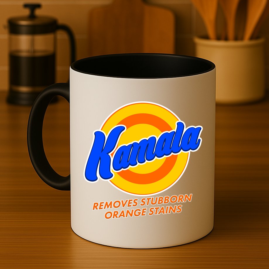 Funny Kamala Removes Stubborn Orange Stains Mug