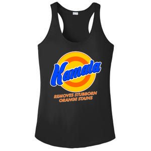 Funny Kamala Removes Stubborn Orange Stains Ladies PosiCharge Competitor Racerback Tank