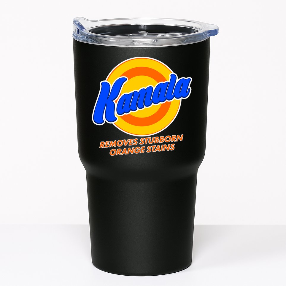 Funny Kamala Removes Stubborn Orange Stains Tumbler