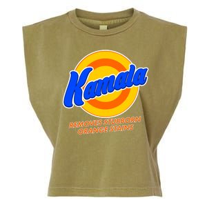 Funny Kamala Removes Stubborn Orange Stains Garment-Dyed Women's Muscle Tee