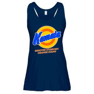 Funny Kamala Removes Stubborn Orange Stains Ladies Essential Flowy Tank