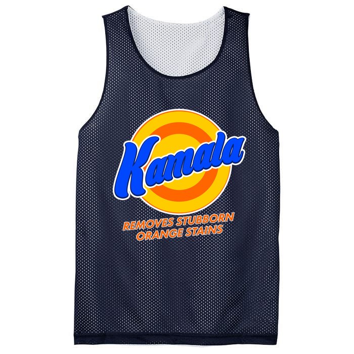 Funny Kamala Removes Stubborn Orange Stains Mesh Reversible Basketball Jersey Tank