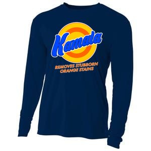 Funny Kamala Removes Stubborn Orange Stains Cooling Performance Long Sleeve Crew