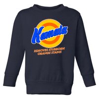 Funny Kamala Removes Stubborn Orange Stains Toddler Sweatshirt