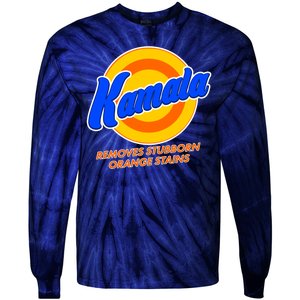 Funny Kamala Removes Stubborn Orange Stains Tie-Dye Long Sleeve Shirt