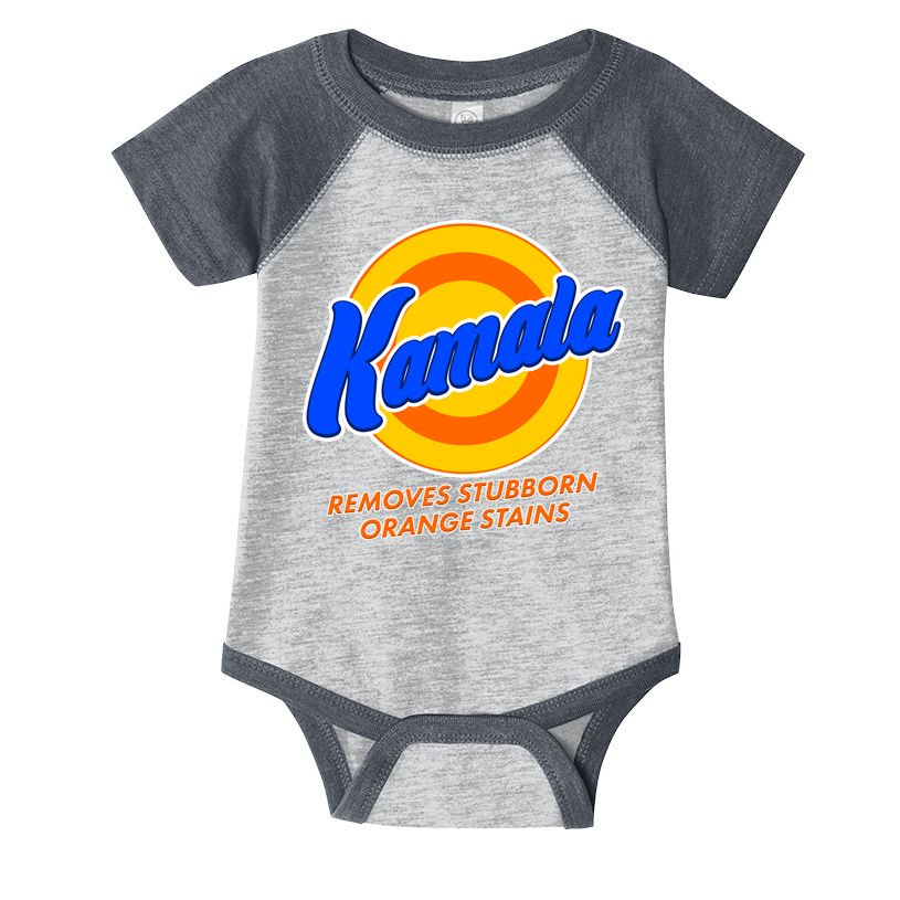 Funny Kamala Removes Stubborn Orange Stains Infant Baby Jersey Bodysuit