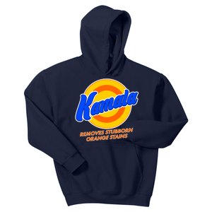 Funny Kamala Removes Stubborn Orange Stains Kids Hoodie