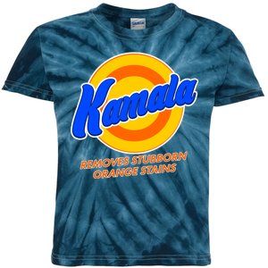 Funny Kamala Removes Stubborn Orange Stains Kids Tie-Dye T-Shirt