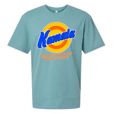 Funny Kamala Removes Stubborn Orange Stains Sueded Cloud Jersey T-Shirt