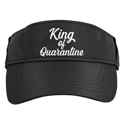 Funny King Of Quarantine Adult Drive Performance Visor